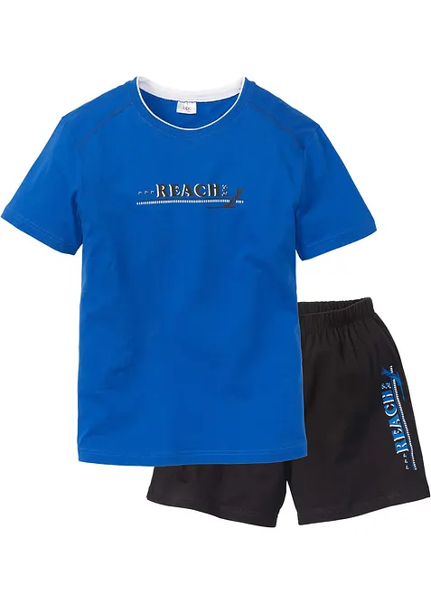 Kort pyjamas med mjuk bomull, bonprix