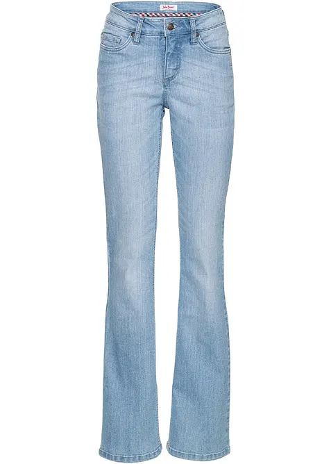 Bootcut Jeans Mid Waist, Comfort Stretch, bonprix