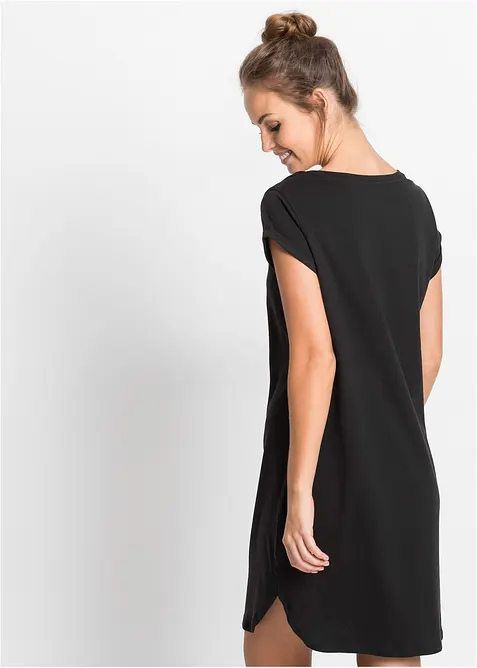 Kort nattlinne i ekologisk bomull, bonprix