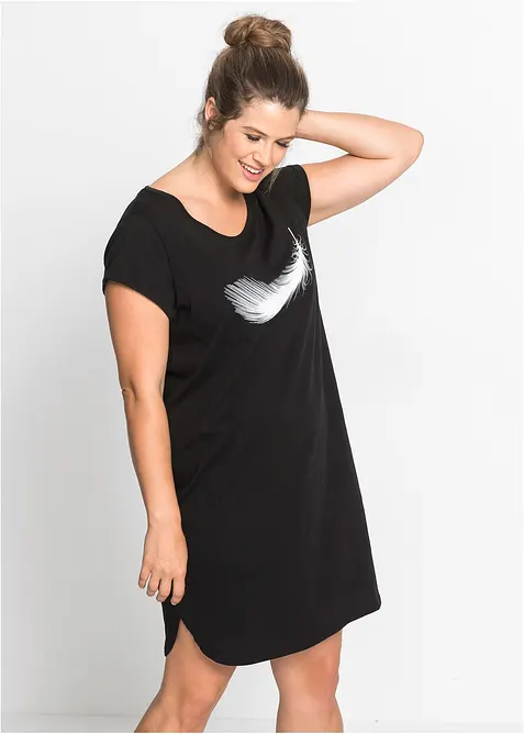 Kort nattlinne i ekologisk bomull, bonprix