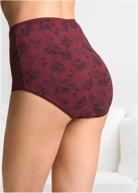 Midjetrosa (4-pack) med ekologisk bomull, bonprix