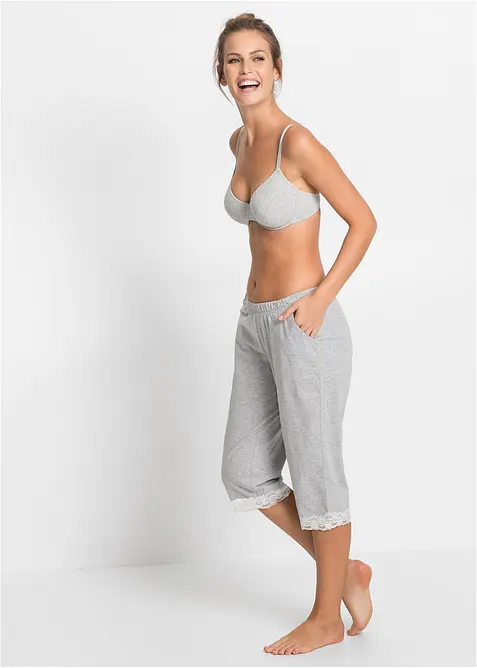 T-shirtbeh&aring; med bygel, ekologisk bomull (3-pack), bonprix