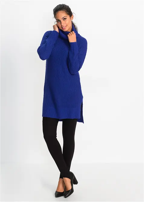 Lång stickad tröja, bonprix