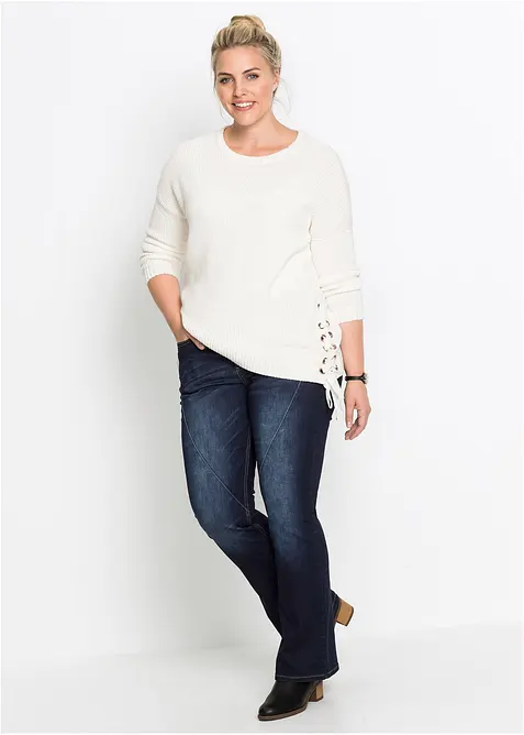 Bootcut Jeans Mid Waist, Stretch, bonprix