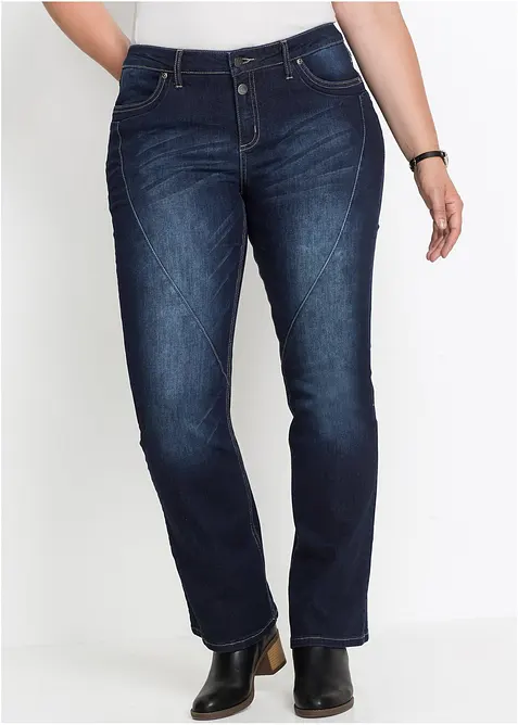 Bootcut Jeans Mid Waist, Stretch, bonprix