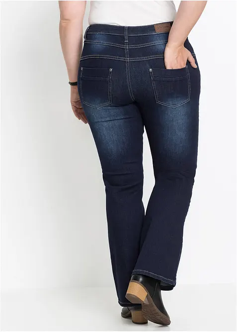 Bootcut Jeans Mid Waist, Stretch, bonprix