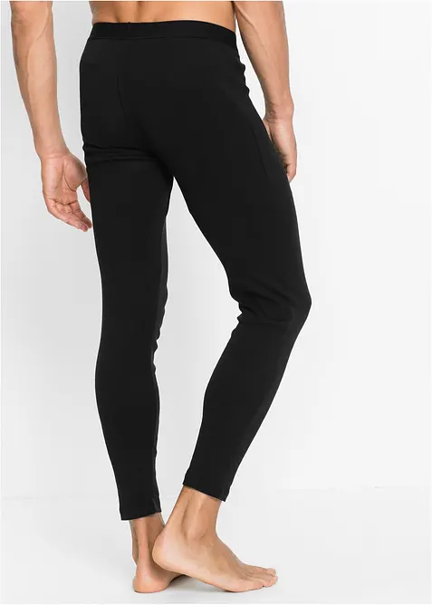 Långkalsong av ribbad bomull, bonprix