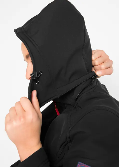 Stretchig softshelljacka, vattenavvisande, bonprix