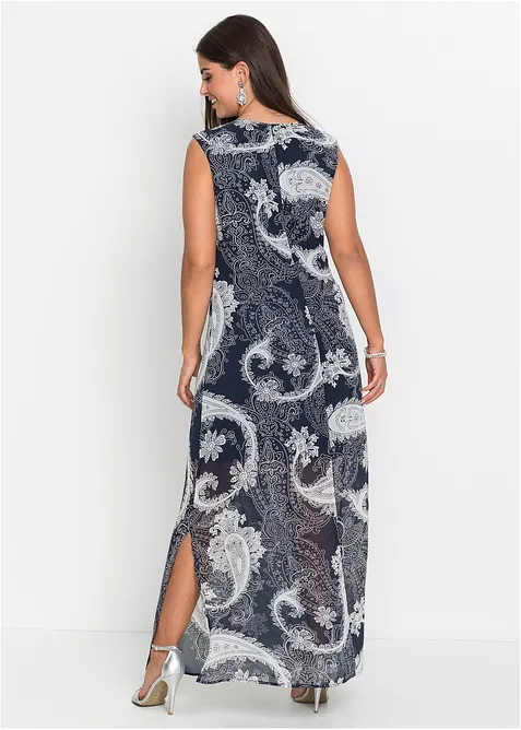 Lång chiffongklänning, bonprix