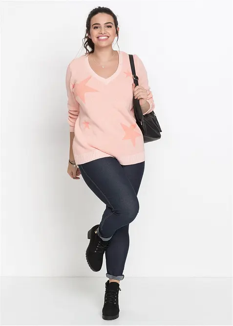 Leggings med jeanslook, bonprix