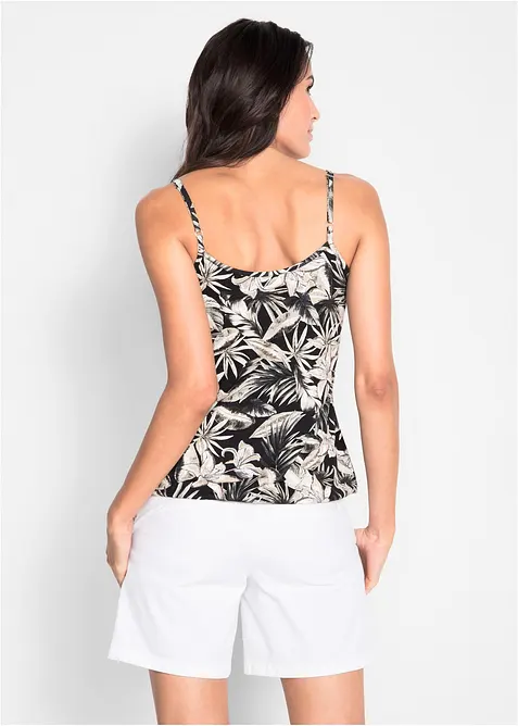 Trikålinne i mjuk viskosmix, bonprix