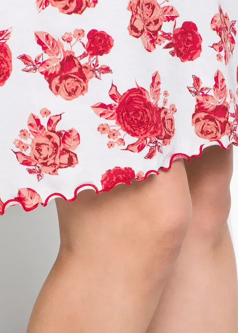 Kort nattlinne av mjuk viskosmix, bonprix