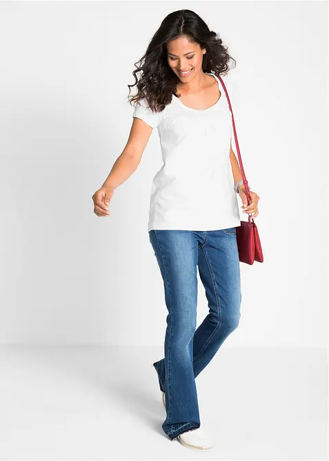 Kort&auml;rmad topp, bonprix