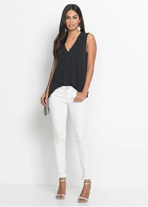 Linne i mjuk viskosmix, bonprix