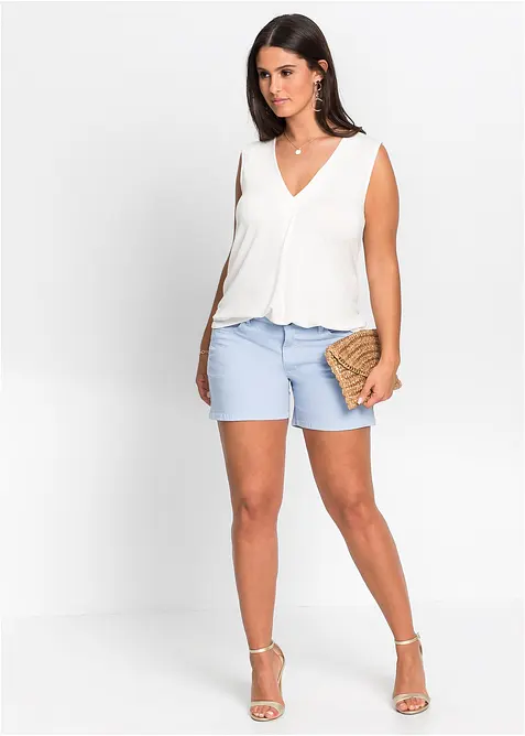 Linne i mjuk viskosmix, bonprix