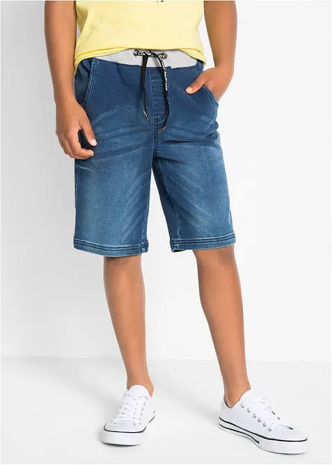 Mjuka jeansbermudas, Regular Fit, bonprix