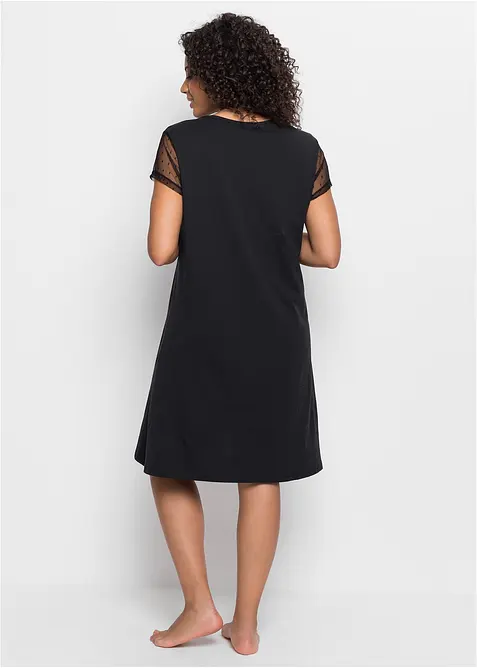 Kort nattlinne av ekologisk bomull, bonprix