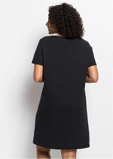 Kort nattlinne av ekologisk bomull, bonprix