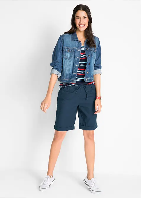 Bermudas med linne, bonprix