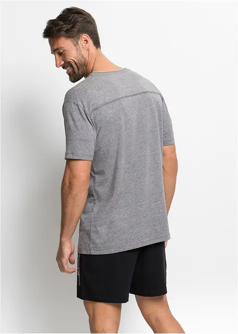 Kort pyjamas med mjuk bomull, bonprix