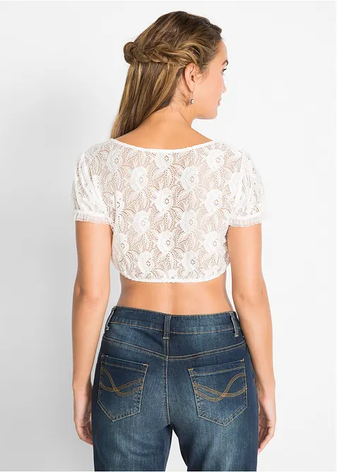 Dirndlblus av spets, bonprix