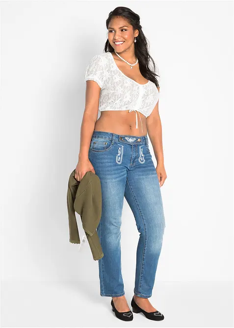 Dirndlblus av spets, bonprix