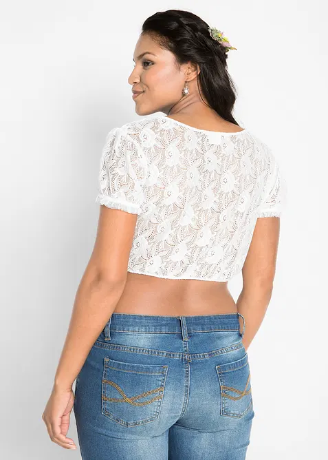 Dirndlblus av spets, bonprix