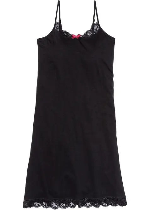 Kort nattlinne med ljuvlig spets, bonprix