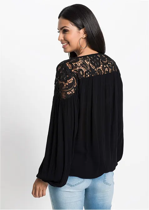 Tunika av mjuk viskos, bonprix