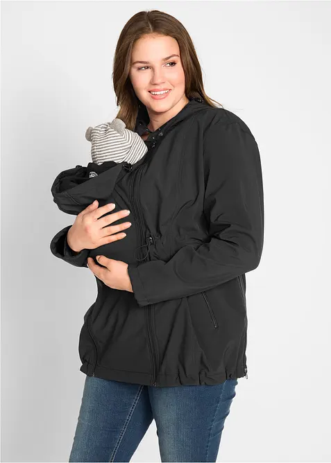 Mammajacka i softshell, justerbar vidd, bonprix