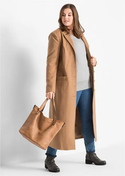 Finstickad tröja med V-ringning, bonprix