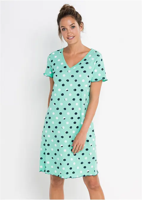 Kort nattlinne av ekologisk bomull, bonprix