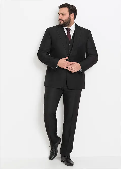 Kostym med väst och slips (4 delar) Regular Fit, bonprix