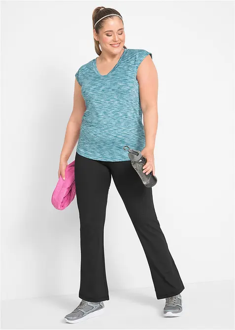 Utsvängd, formande sportbyxa med ficka, bonprix