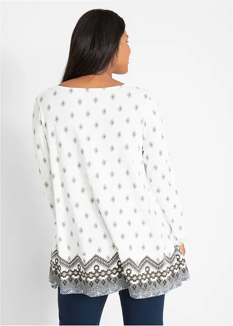 Tunika i bomull och viskos, bonprix