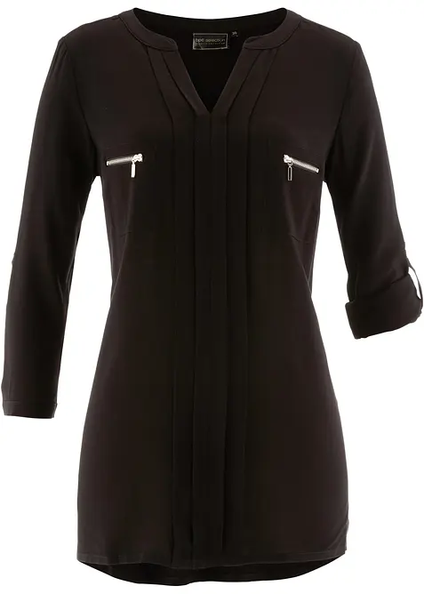 Blustunika i böljande viskos, bonprix