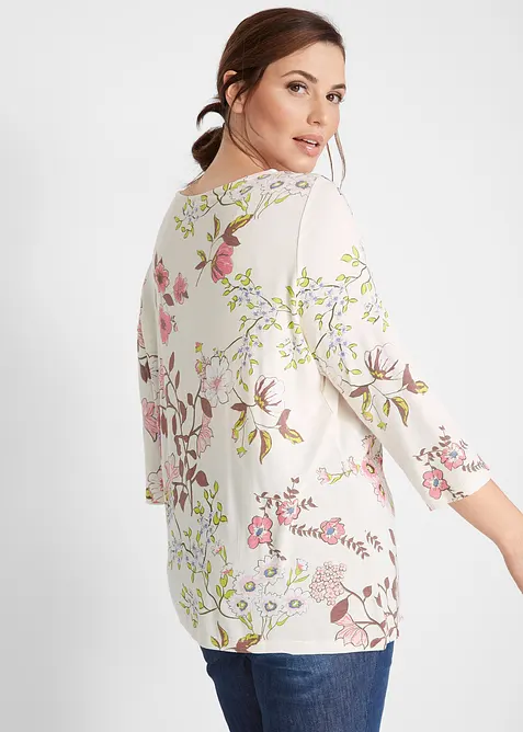 Topp med blomm&ouml;nster, bonprix