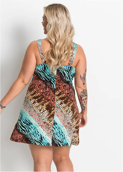 A-linjeformad jerseykl&auml;nning, bonprix