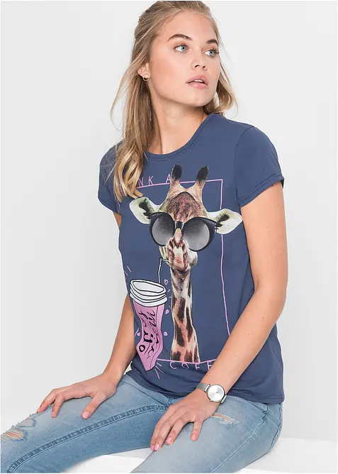 T-shirt med bomull, bonprix