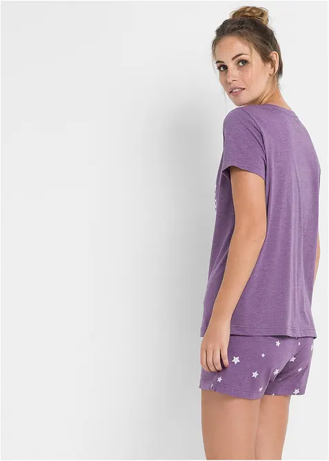 Pyjamas med shorts, bonprix