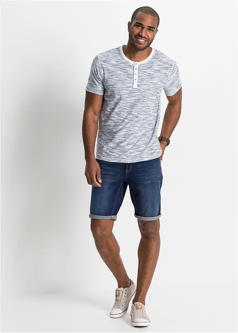 Farfarströja av bomull, kortärmad, bonprix