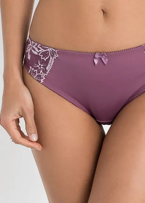 Trosa med fint broderi (2-pack), bonprix