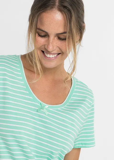 Långt nattlinne av ren bomull, bonprix