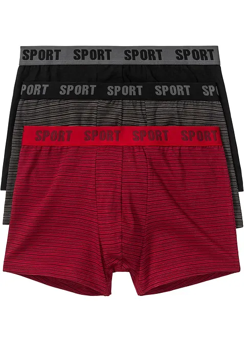 Boxershorts med bomull (3-pack), bonprix