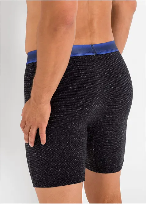 Långa boxershorts med bomull (2-pack), bonprix