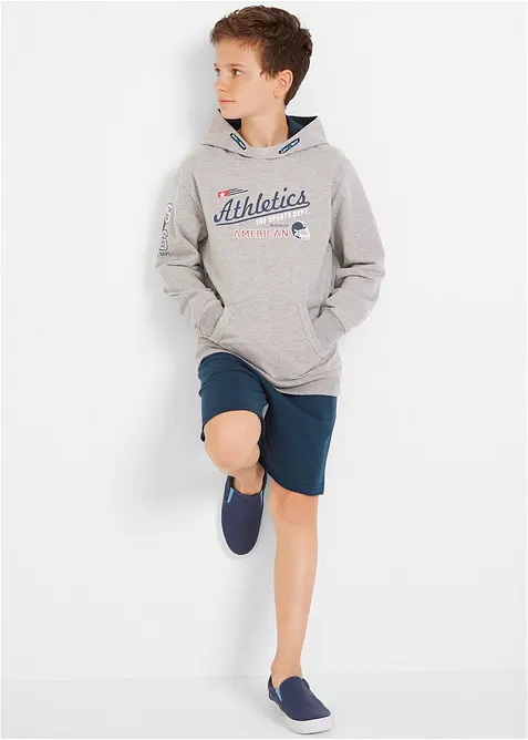 Trikåshorts av mjuk bomullsmix (2-pack), bonprix