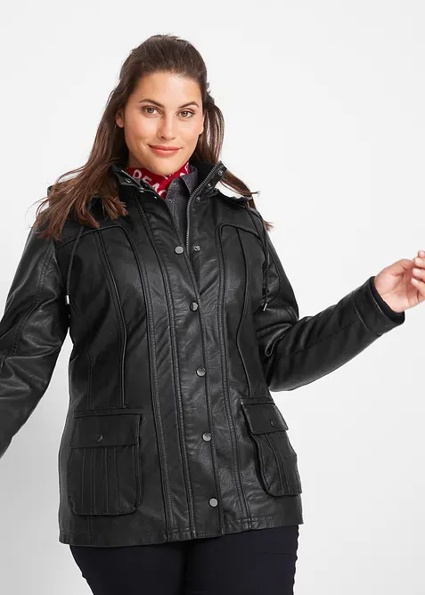 Jacka i skinnimitation, bonprix