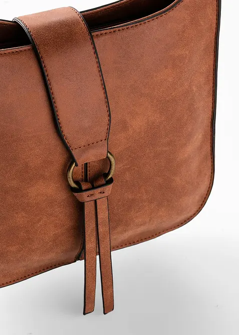 Axelremsväska med dekorativt spänne, bonprix