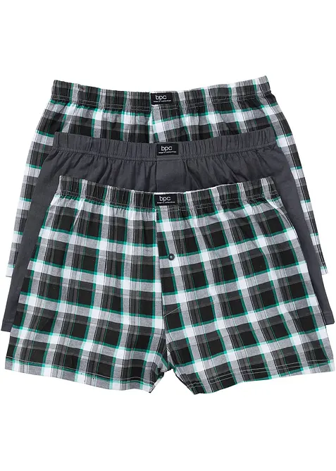 Lediga jerseyboxershorts i bomull (3-pack), bonprix