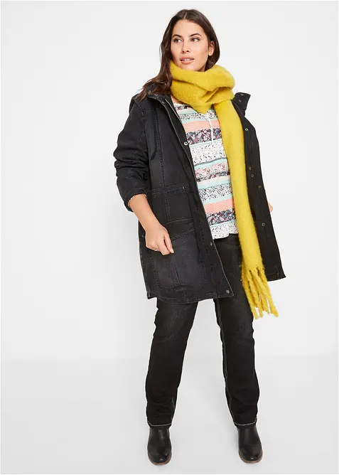 Trik&aring;tunika, l&aring;ng&auml;rmad, bonprix